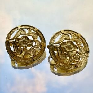 Vintage clip on earrings